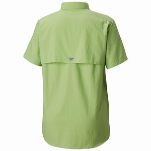 Columbia PFG Bahama™ Shortärmad Skjorta Dam LjusGröna (PTKCH5271)